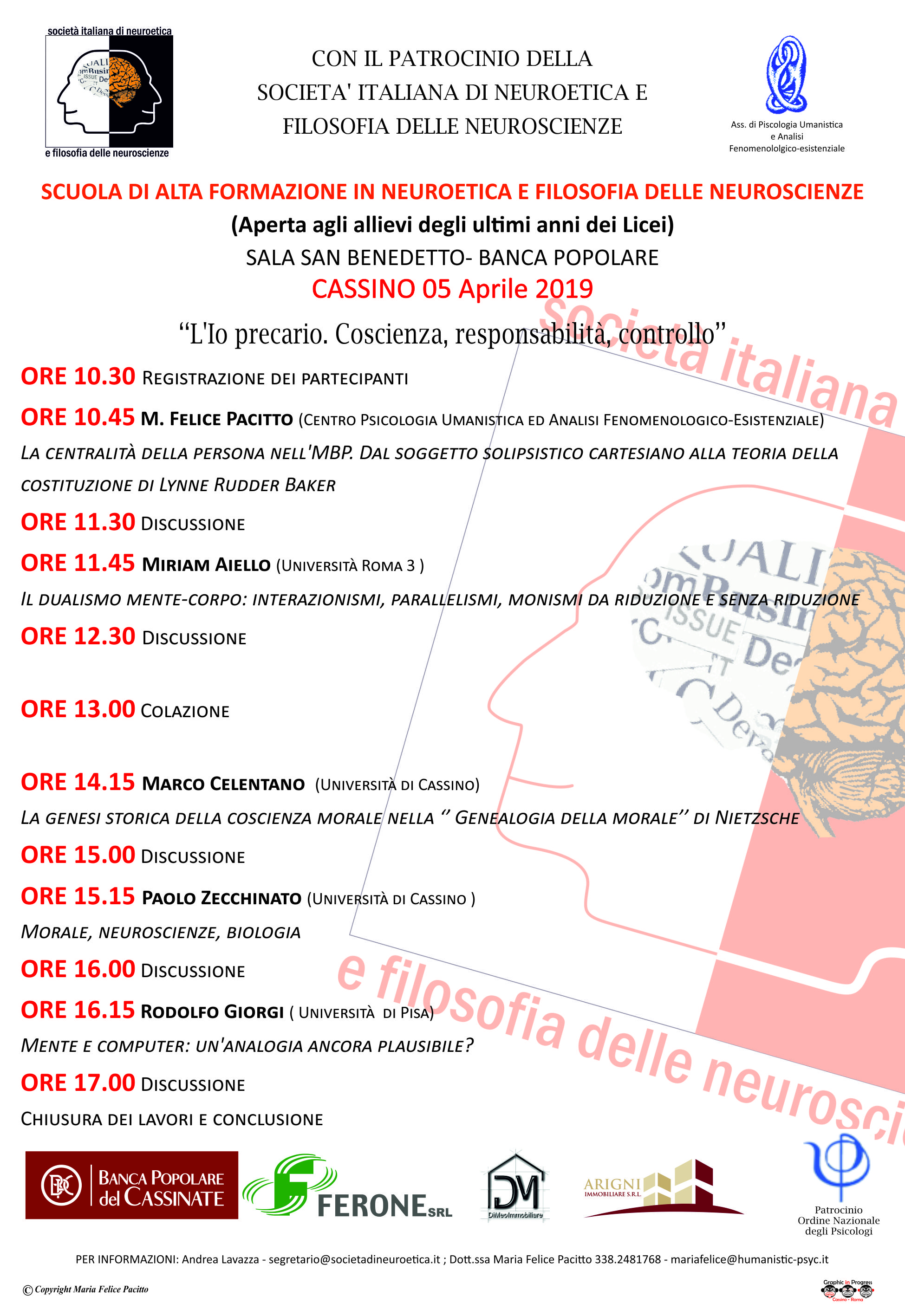 scuola alta formazione 2019 Pacitto